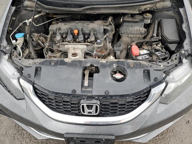 2HGFB2F96DH551803 - 2013 HONDA CIVIC EXL ნაცრისფერი ფოტო 11