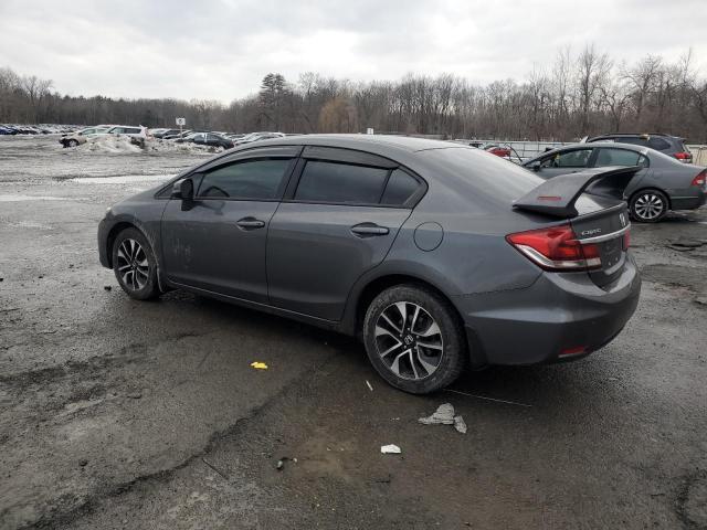 2HGFB2F96DH551803 - 2013 HONDA CIVIC EXL ნაცრისფერი ფოტო 2