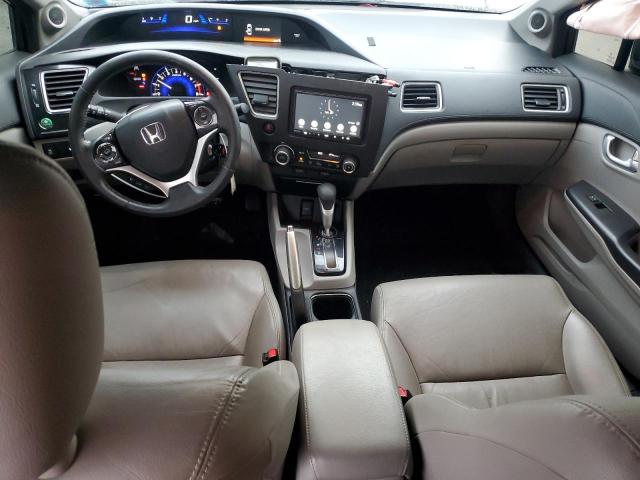 2HGFB2F96DH551803 - 2013 HONDA CIVIC EXL ნაცრისფერი ფოტო 8