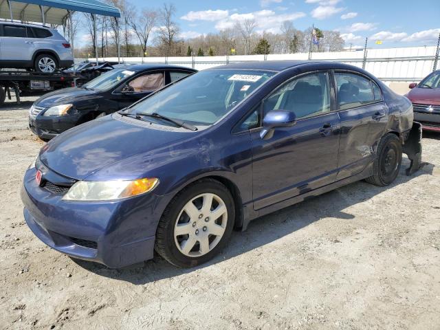 2HGFA16579H543016 - 2009 HONDA CIVIC LX BLUE photo 1