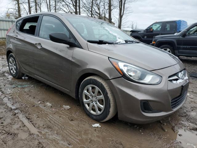 KMHCT5AE1EU163120 - 2014 HYUNDAI ACCENT GLS BROWN photo 4