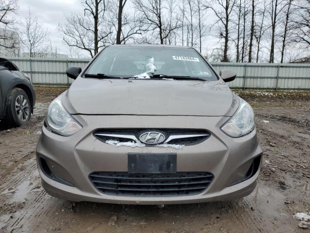 KMHCT5AE1EU163120 - 2014 HYUNDAI ACCENT GLS BROWN photo 5