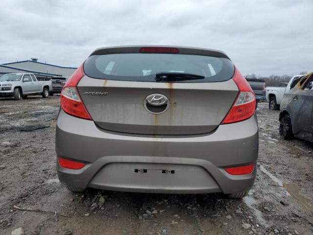 KMHCT5AE1EU163120 - 2014 HYUNDAI ACCENT GLS BROWN photo 6