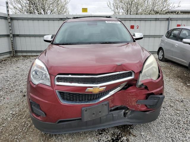 2GNALDEK8C6302250 - 2012 CHEVROLET EQUINOX LT MAROON photo 5