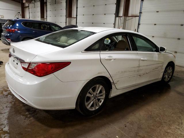 5NPEB4AC8DH709705 - 2013 HYUNDAI SONATA GLS WHITE photo 3