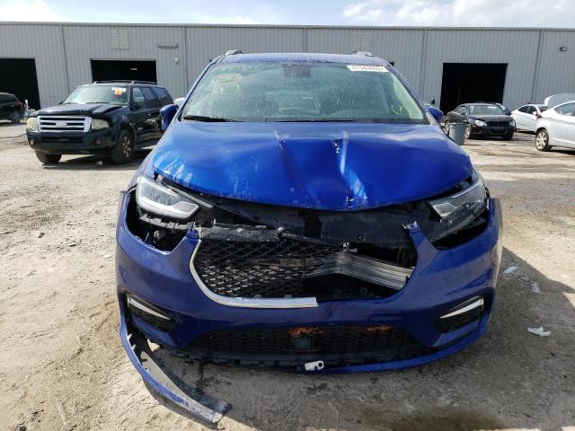 2C4RC1BG3MR520297 - 2021 CHRYSLER PACIFICA TOURING L BLUE photo 5