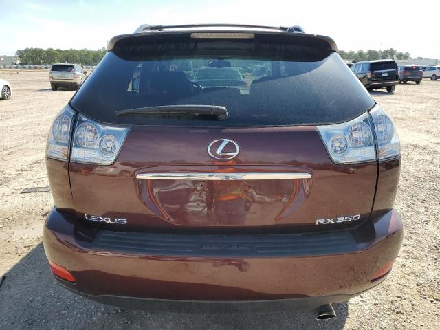 JTJGK31UX80011589 - 2008 LEXUS RX 350 BURGUNDY photo 6