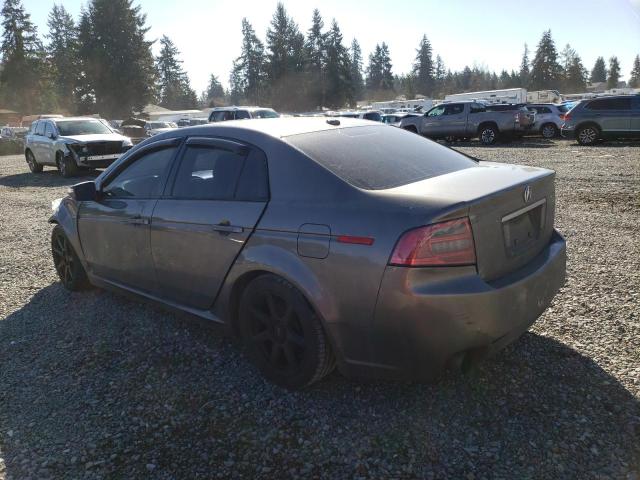 19UUA66218A017763 - 2008 ACURA TL GRAY photo 2