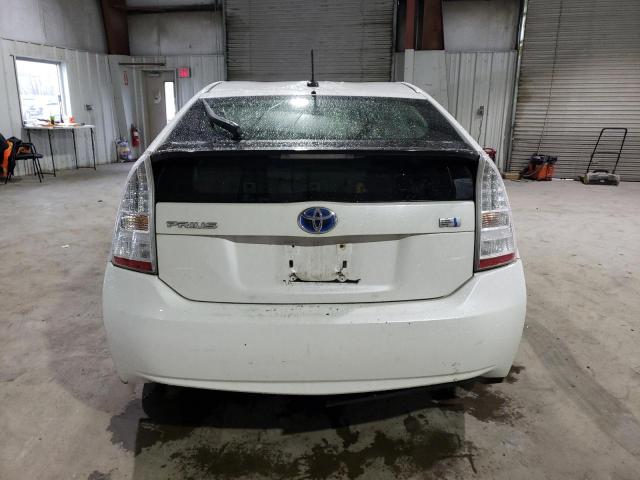 JTDKN3DU0B0278702 - 2011 TOYOTA PRIUS WHITE photo 6