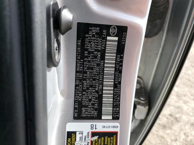 4T1BK1EB9EU112066 - 2014 TOYOTA AVALON BASE 银色 照片 12