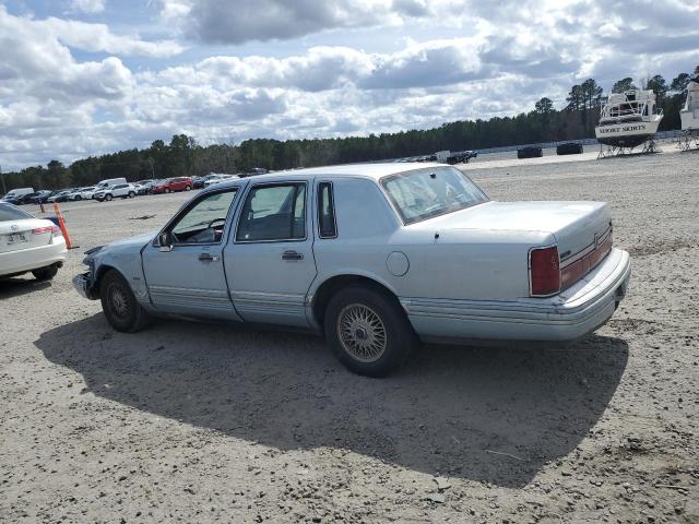 1LNLM81WXNY687043 - 1992 LINCOLN TOWN CAR EXECUTIVE Կապույտ լուսանկար 2