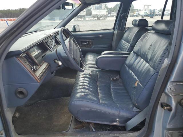 1LNLM81WXNY687043 - 1992 LINCOLN TOWN CAR EXECUTIVE Կապույտ լուսանկար 7
