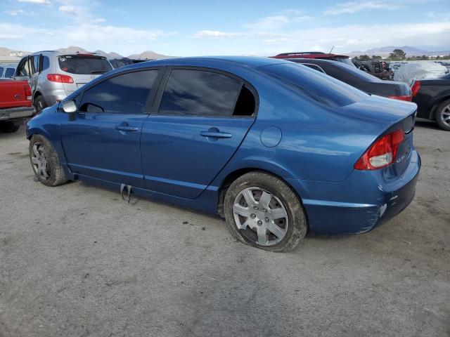 19XFA1F58BE047819 - 2011 HONDA CIVIC LX BLUE photo 2