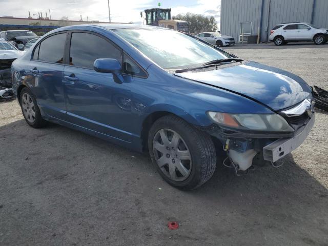 19XFA1F58BE047819 - 2011 HONDA CIVIC LX BLUE photo 4