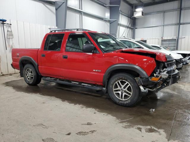 1GCDT13X43K172399 - 2003 CHEVROLET S TRUCK S10 RED photo 4