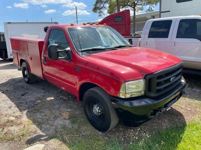 1FDSF34L73EB96907 - 2003 FORD F350 SRW SUPER DUTY RED photo 1