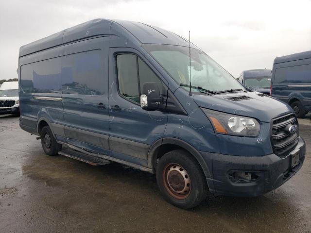 1FTBR3X89LKB27558 - 2020 FORD TRANSIT T-250 BLUE photo 4