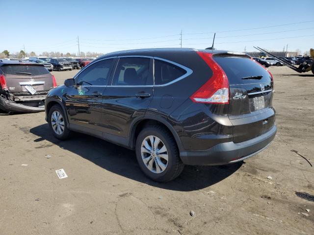 2HKRM4H75EH700840 - 2014 HONDA CR-V EXL BROWN photo 2