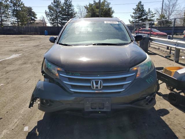 2HKRM4H75EH700840 - 2014 HONDA CR-V EXL BROWN photo 5