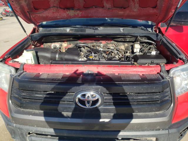 5TFUM5F1XEX056125 - 2014 TOYOTA TUNDRA DOUBLE CAB SR/SR5 RED photo 11