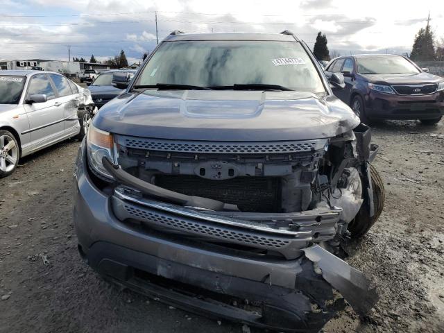 1FM5K7F85DGC86927 - 2013 FORD EXPLORER LIMITED GRAY photo 5