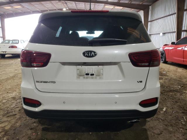 5XYPG4A53KG607891 - 2019 KIA SORENTO LX WHITE photo 6