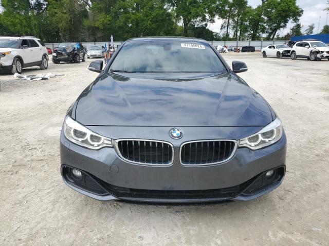 WBA3V7C5XEJ873073 - 2014 BMW 428 I SULEV GRAY photo 5