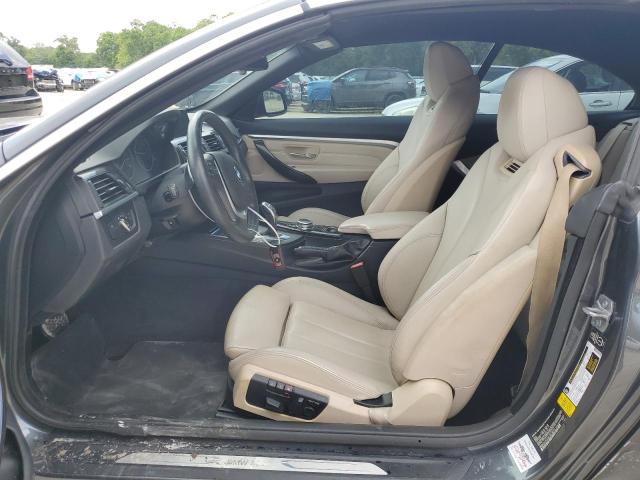 WBA3V7C5XEJ873073 - 2014 BMW 428 I SULEV GRAY photo 7