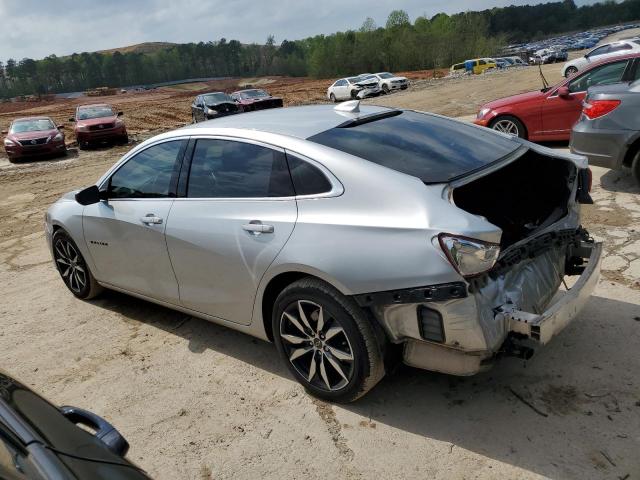 1G1ZG5ST8LF129153 - 2020 CHEVROLET MALIBU RS SILVER photo 2