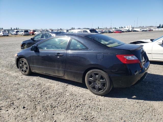 2HGFG12616H544008 - 2006 HONDA CIVIC LX BLACK photo 2