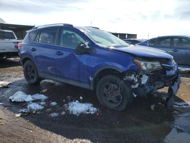 2T3BFREV3EW201636 - 2014 TOYOTA RAV4 LE BLUE photo 4