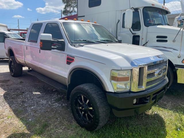 1FTWW31R88EC95161 - 2008 FORD F350 SRW SUPER DUTY WHITE photo 1