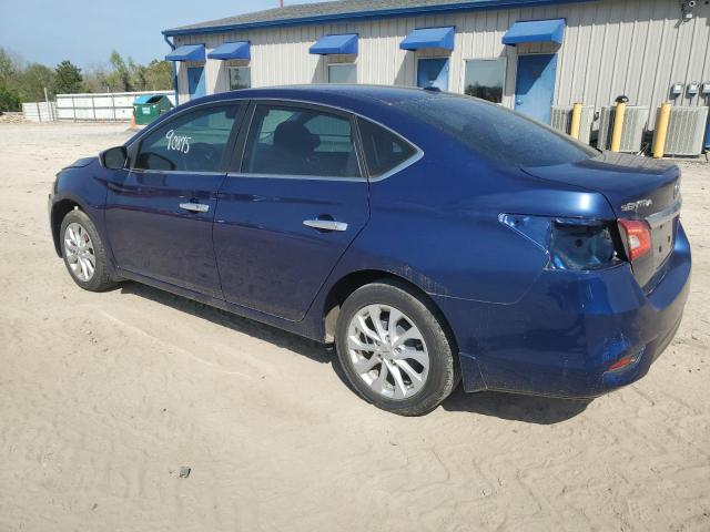 3N1AB7APXKY399627 - 2019 NISSAN SENTRA S BLUE photo 2