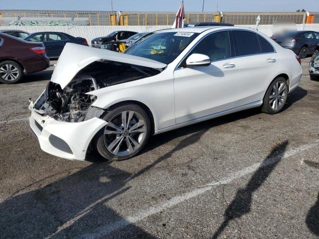 55SWF4JB8JU256582 - 2018 MERCEDES-BENZ C 300 WHITE photo 1