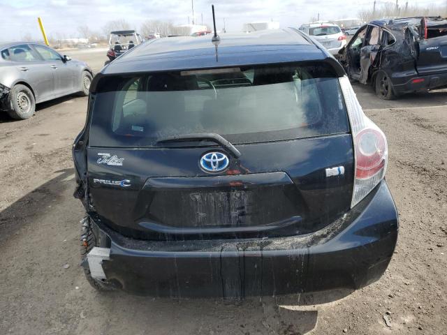 JTDKDTB33D1540187 - 2013 TOYOTA PRIUS C BLACK photo 6