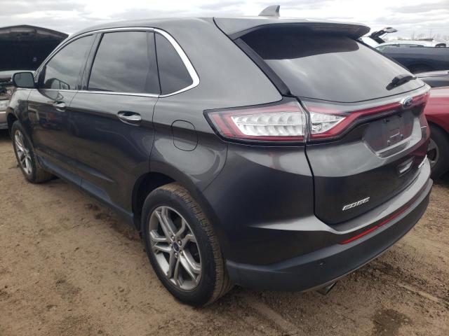 2FMPK3K93GBB12057 - 2016 FORD EDGE TITANIUM GRAY photo 2