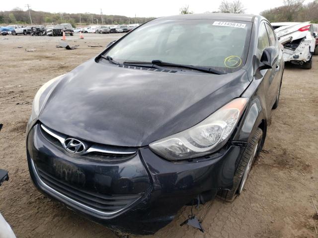 5NPDH4AE0DH303462 - 2013 HYUNDAI ELANTRA GLS BLACK photo 5