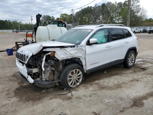 1C4PJLCB0KD312955 - 2019 JEEP CHEROKEE LATITUDE WHITE photo 1