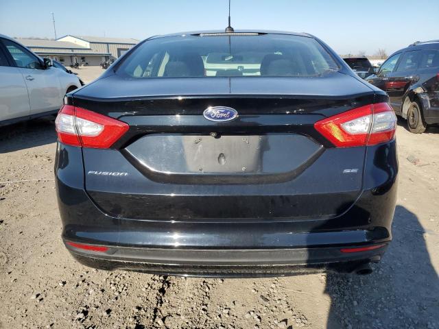 3FA6P0H76GR175585 - 2016 FORD FUSION SE BLACK photo 6