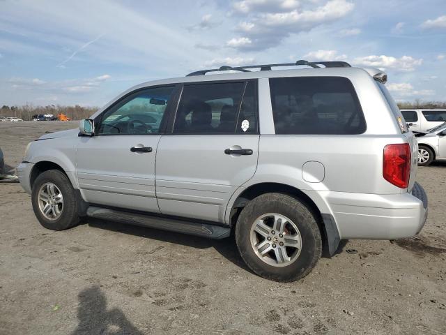 2HKYF185X4H549270 - 2004 HONDA PILOT EXL SILVER photo 2