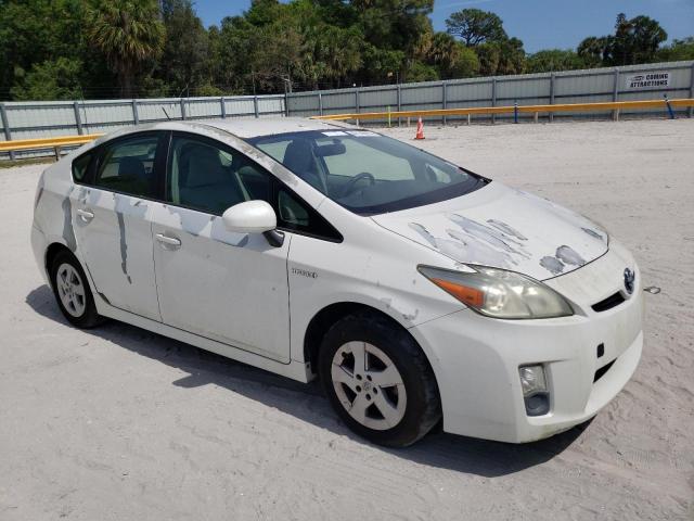 JTDKN3DU7A0077166 - 2010 TOYOTA PRIUS WHITE photo 4