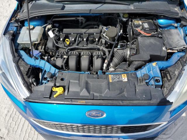 1FADP3F28GL288453 - 2016 FORD FOCUS SE BLUE photo 11