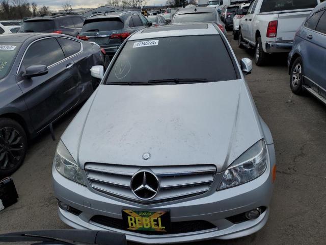 WDDGF54X39R077820 - 2009 MERCEDES-BENZ C 300 SILVER photo 5