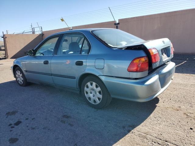 1HGEJ6674YL059963 - 2000 HONDA CIVIC LX BLUE photo 2