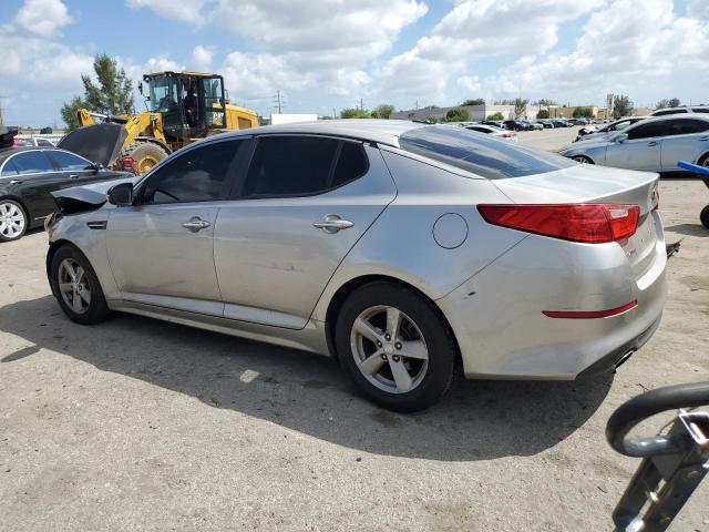 5XXGM4A70FG454844 - 2015 KIA OPTIMA LX SILVER photo 2