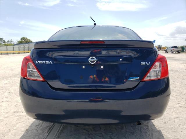 3N1CN7APXEL836379 - 2014 NISSAN VERSA S BLUE photo 6