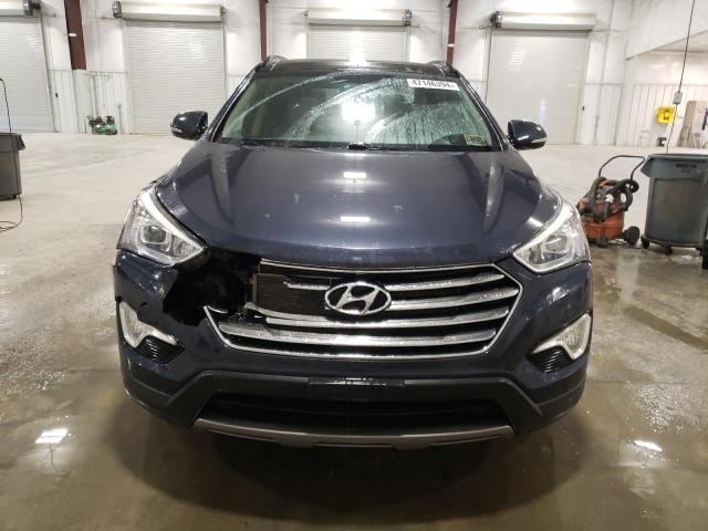 KM8SRDHFXEU037874 - 2014 HYUNDAI SANTA FE GLS BLUE photo 5