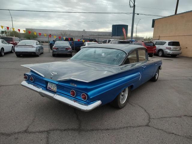 01211K148444 - 1960 CHEVROLET BISCAYNE BLUE photo 4