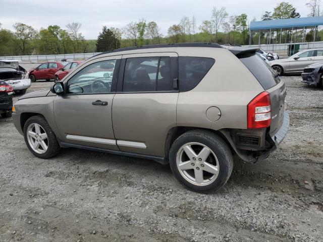 1J8FF57W58D513211 - 2008 JEEP COMPASS LIMITED TAN photo 2