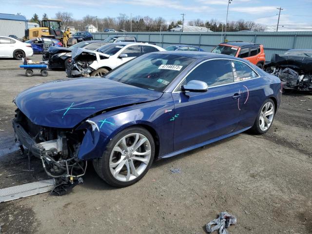 WAUGGAFR1EA001839 - 2014 AUDI S5 PREMIUM PLUS ლურჯი ფოტო 1